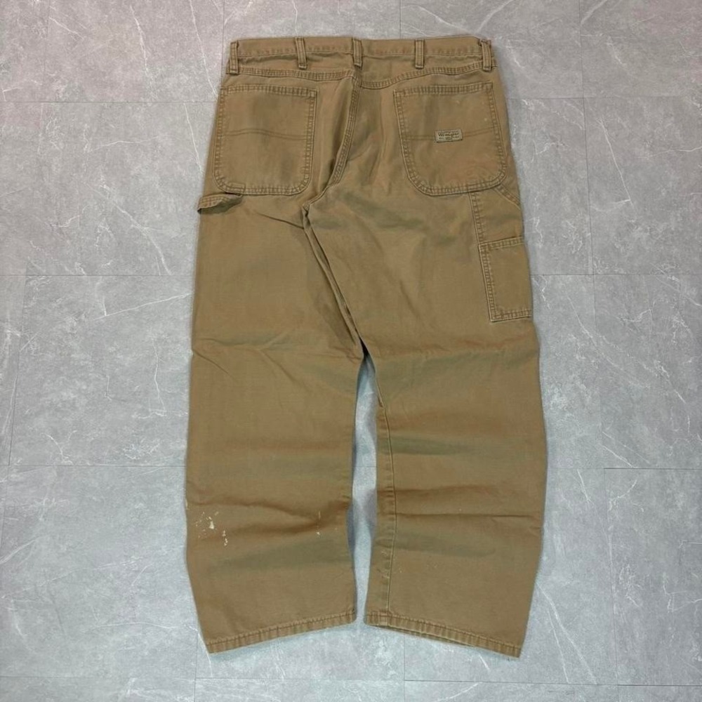 Tan wrangler carpenter pants #skater‎